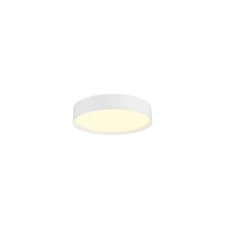 SLV Decona 30 Luz de techo Aluminium Blanco Esférica 17W 1840lm - 930 Luz Cálida | IP44 - Mejor Reproducción De Color Entrega Rápida