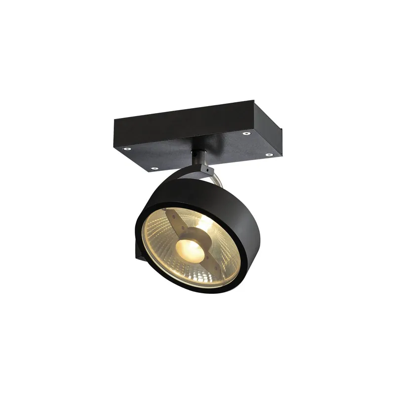 SLV Kalu Foco Aluminium Negro | Apta para 1x GU10 (AR111) Envío Exprés