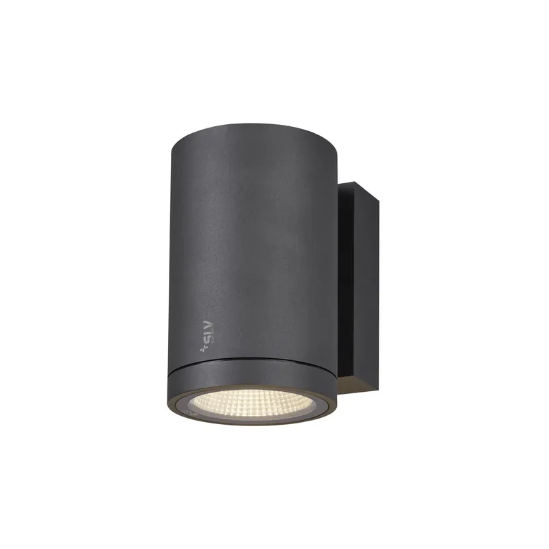 SLV Enola M Luz De Pared Aluminium Gris Esférica 11W 980lm - 940 Blanco Frio | Al Aire Libre - IP65 - Mejor Reproducción De Color Última Oportunidad