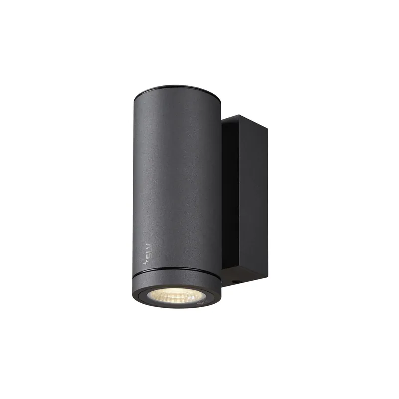 SLV Enola S Luz De Pared Aluminium Gris Esférica 6W 500lm - 940 Blanco Frio | Al Aire Libre - IP65 - Mejor Reproducción De Color Solo Por Tiempo Limitado