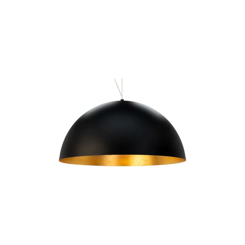 Eglo Colgante De Luz Gaeta 1 Acero Negro Oro | IP20 - Apta para 1x E27 Oferta Limitada