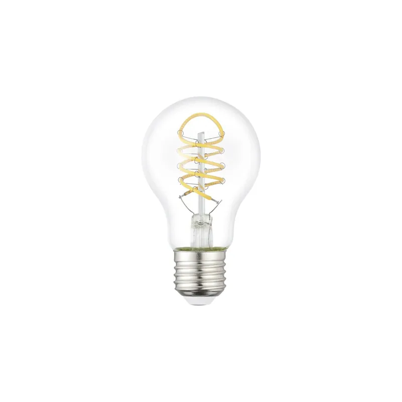 Eglo LED E27 Pera Clara Con Filamento 7.3W 806lm - 827 Luz Muy Cálida | Reemplazo 60W Alta Calidad