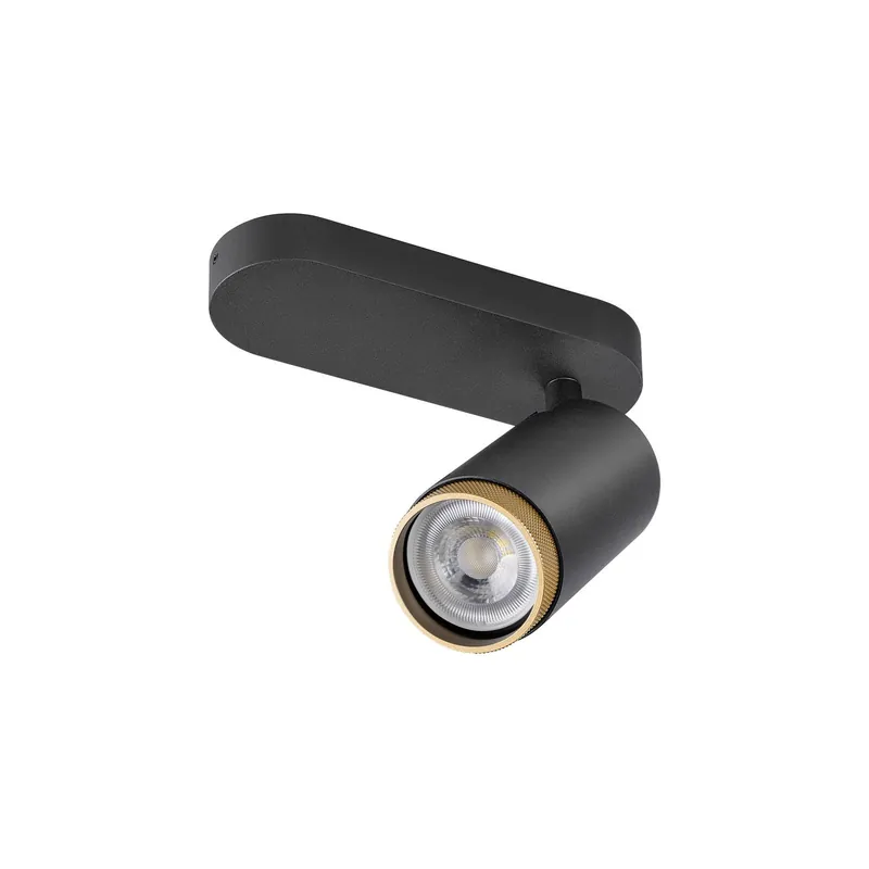 SLV Grip! Aluminium Foco Negro | Apta para 1x GU10 Rebajas