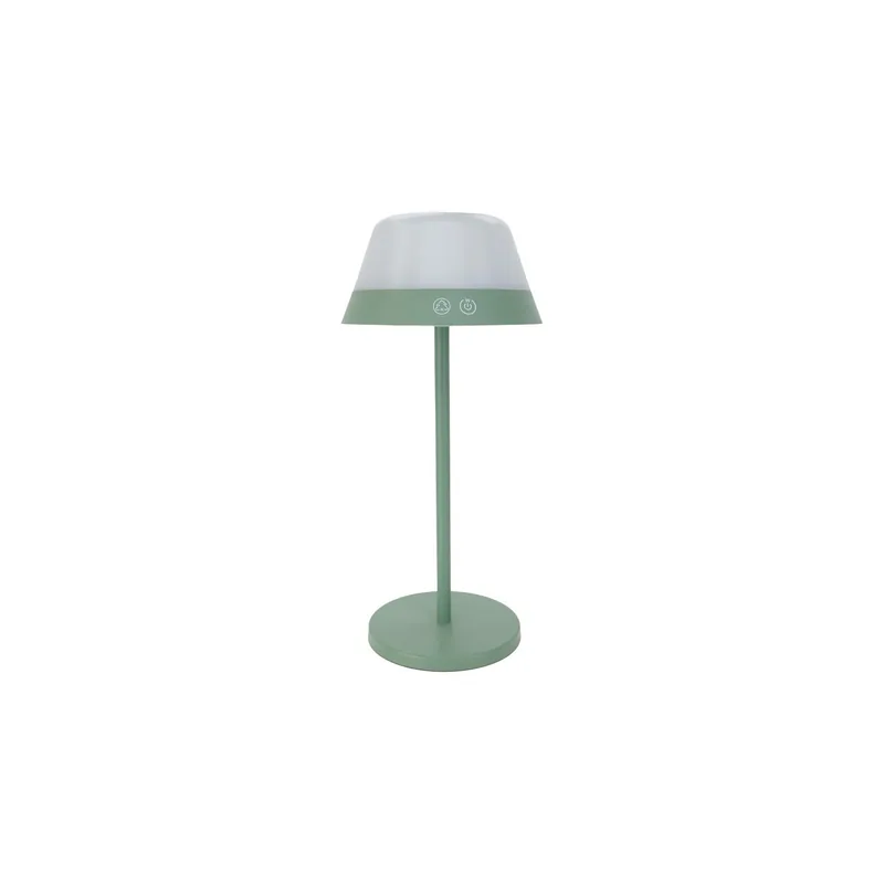 Alta Calidad Eglo Lámpara De Mesa Meggiano Verde 1W 170lm - 830 Luz Cálida | IP54 - Touch Regulable