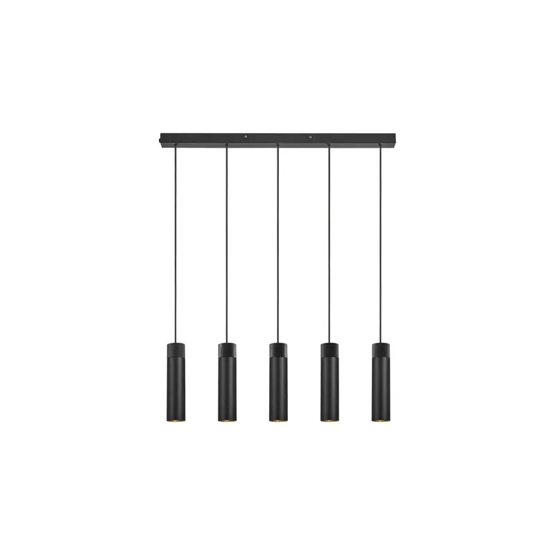 Nordlux Colgante De Luz Tilo Metal Negro | IP20 - Apta para 5x GU10 Comprar En Línea
