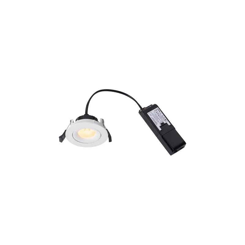 Ocasión Especial Nordlux Downlight Aliki Aluminium Blanco 8W 600lm 38D - 927 | 96mm - IP44 - Mejor Reproducción De Color - Regulable