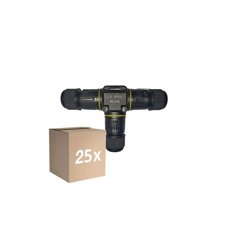 Multipack 25x Noxion Impermeable Quick T Conector - 3 pole Compra Ahora