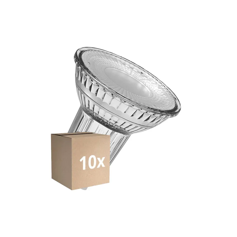 Multipack 10x Ledvance Foco LED GU10 PAR16 8W 750lm 36D - 840 Blanco Frio | Reemplazo 100W Descuento