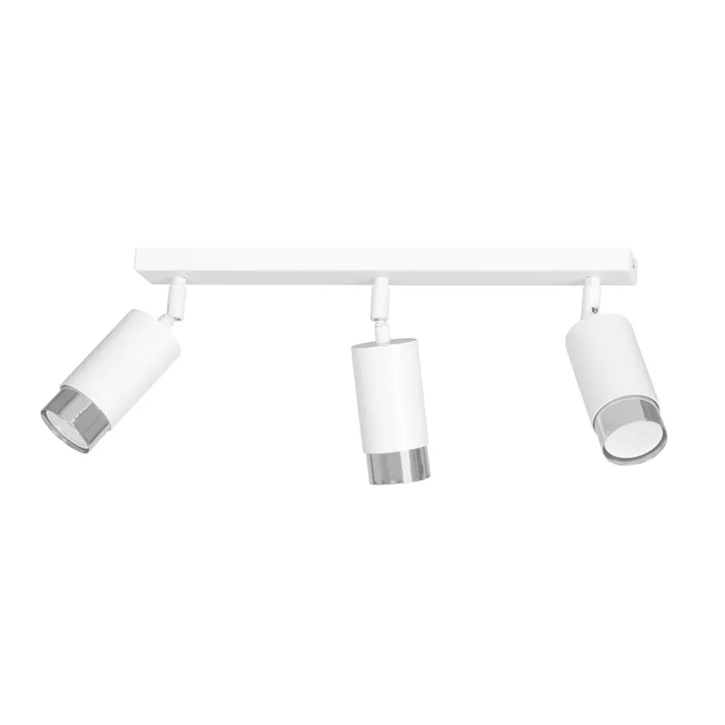 Emibig Luz de techo Hiro Acero Blanco | Apta para 3x GU10 - Max 10W Venta Final