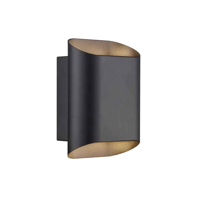 Nordlux Nico 22 Luz De Pared Negro IP54 | Apta para 4x GU10 Favorito De Clientes