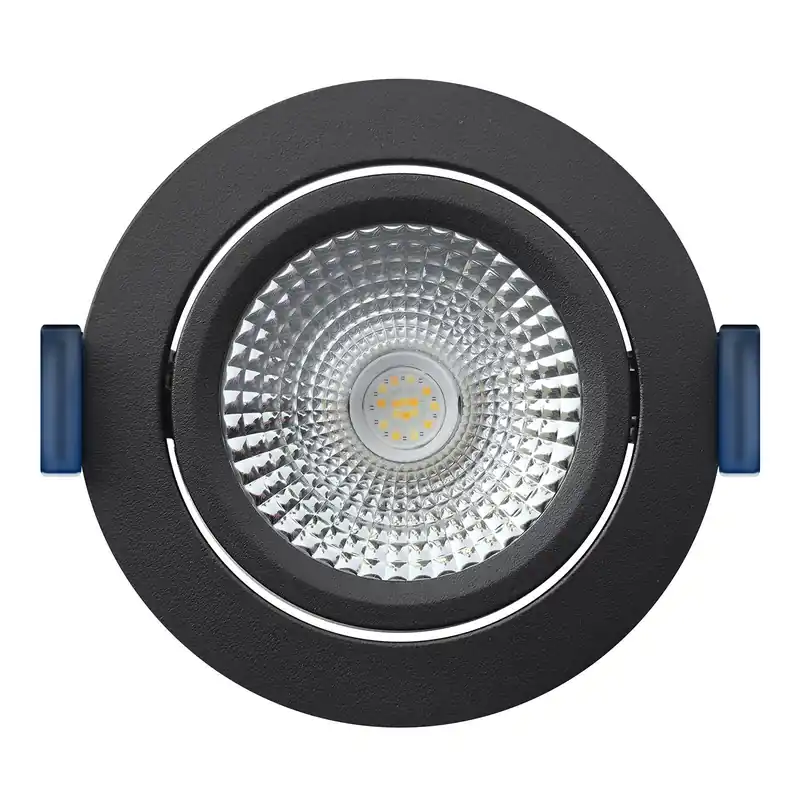 EcoDim Empotrado Foco Negro 6W 450lm 60D 827- 860 Ajustable Blanco | RGB - 85mm - Recorte 75mm - IP54 - Zigbee Regulable Rebajas