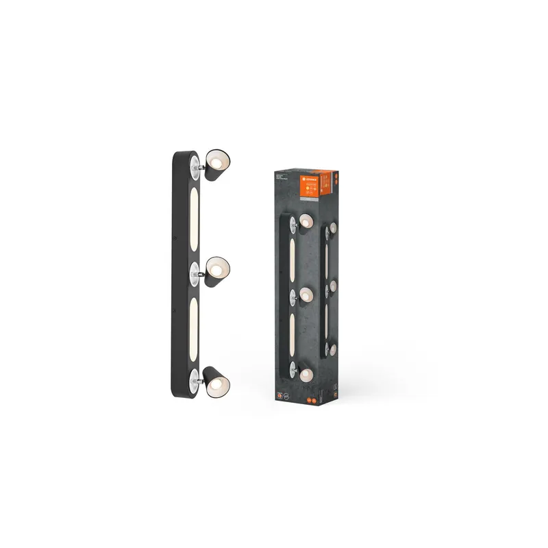 Ledvance LED Decor Foco Neptune Acero Negro 26W 1100lm - 830 Luz Cálida Última Versión
