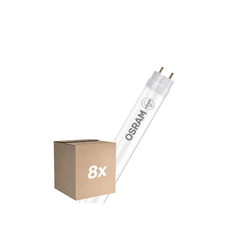Promoción Multipack 8x Osram Bio-Lumilux LED T8 (EM/Mains) Standard Output 10W 1200lm - 965 Luz De Día | 90cm - Mejor Reproducción De Color - Reemplazo 18W