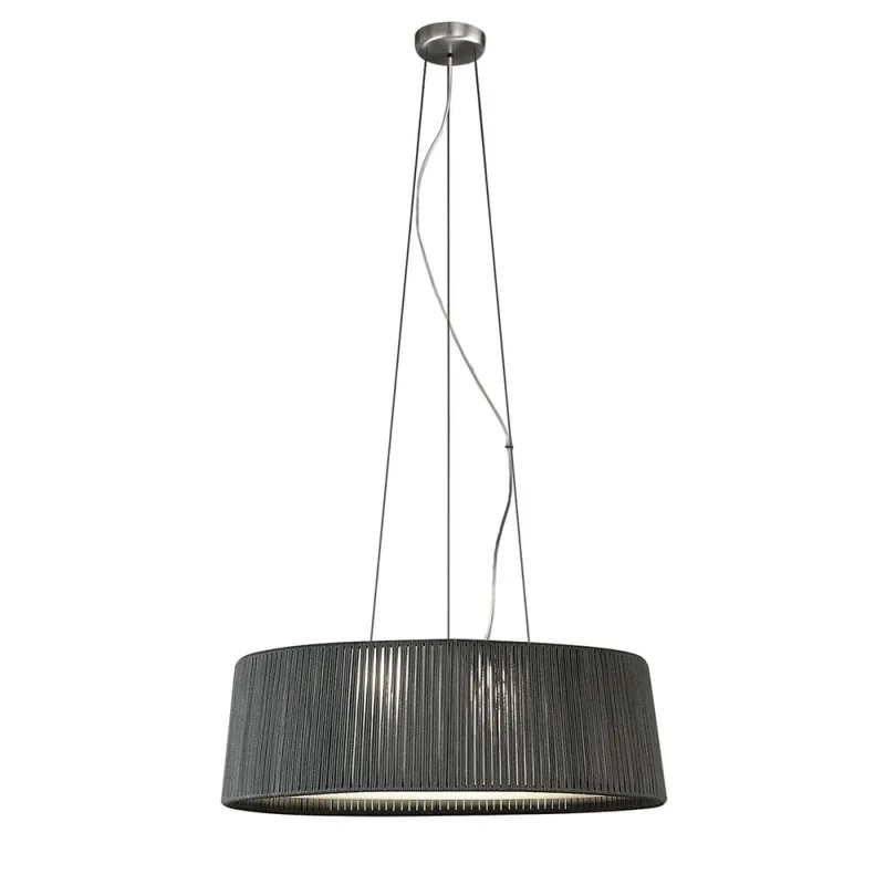 Descuento OLE LIGHTING DRUM Lámpara colgante cuerda Ø80cm