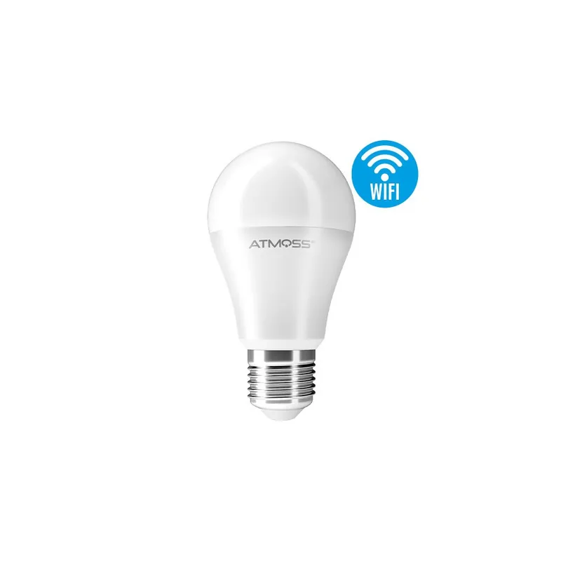 Alta Calidad ATMOSS Bombilla Estándar LED A60 E27 10W RGB WIFI Regulable