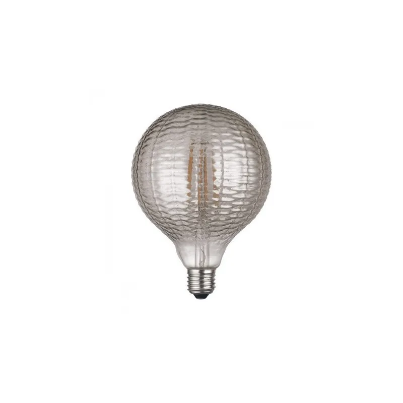 Barato LIGHTED BOMBILLA ESTRIADO GRIS D125 E27 LED 6W