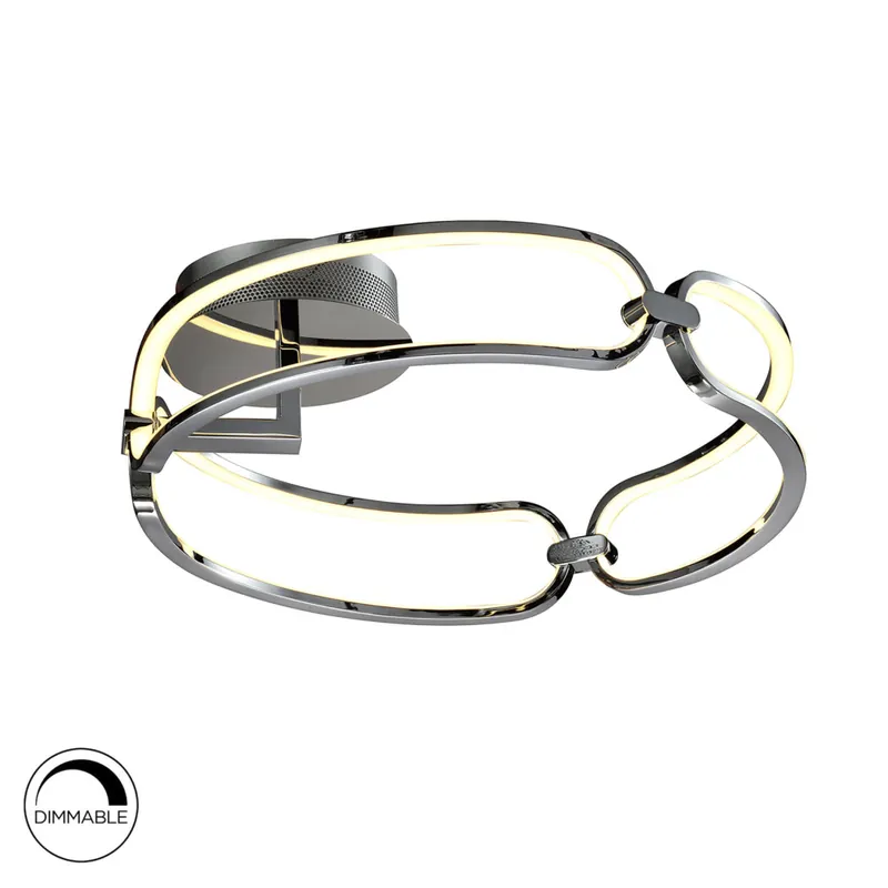 SCHULLER COLETTE 470 Plafón Cromo Dimable Compra Hoy