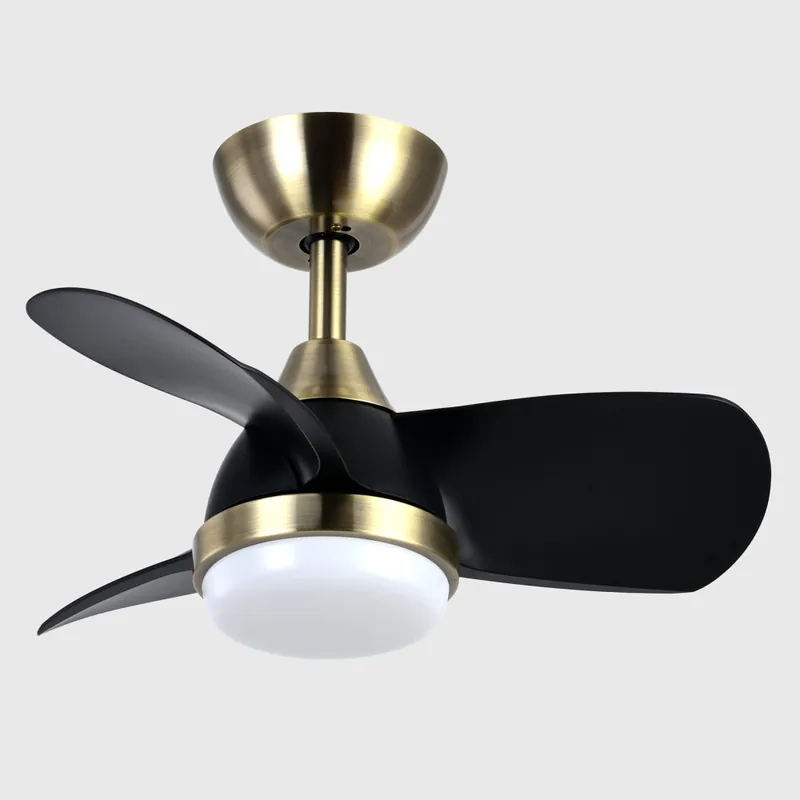 Devolución Gratuita Fabrilamp Pirdo Ventilador De Techo Cuero-Negro