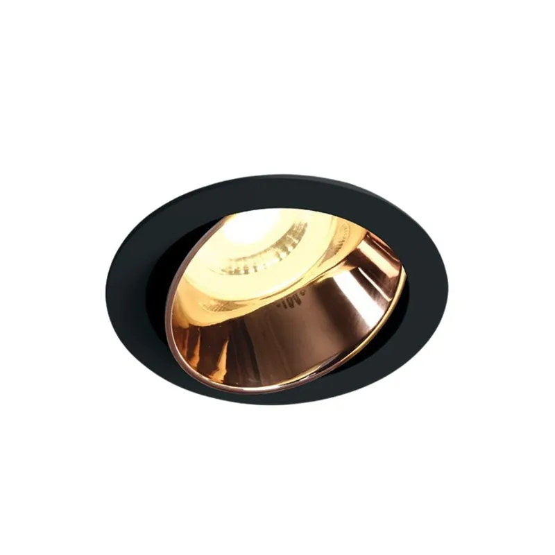 Popular ONE LIGHT Empotrable Orientable Negro-Cobre