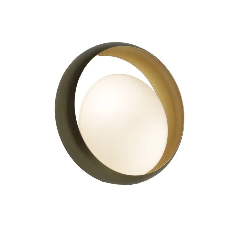Económico B.LUX RING W Aplique Latón Mate