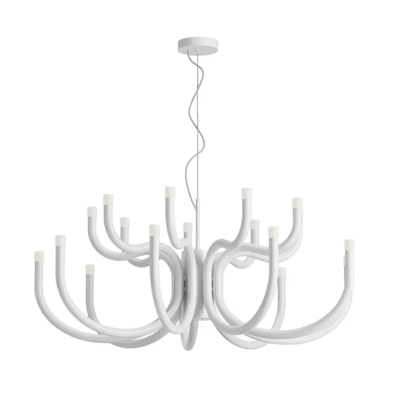 Precio Reducido REDO LUXOR 960 Candelabro de Techo Blanco Brillo