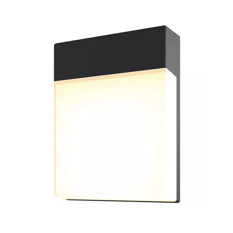 Envío Inmediato LIGHTED ORION SQUARE Aplique Negro