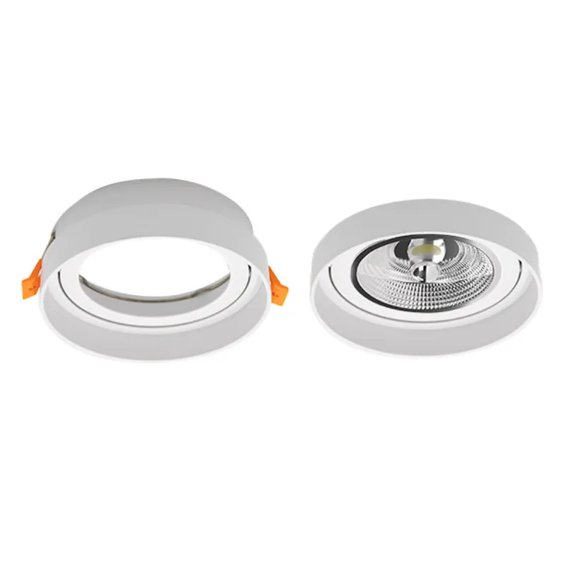 Stock Limitado ATMOSS Aro Basculante Empotrable Blanco para QR111