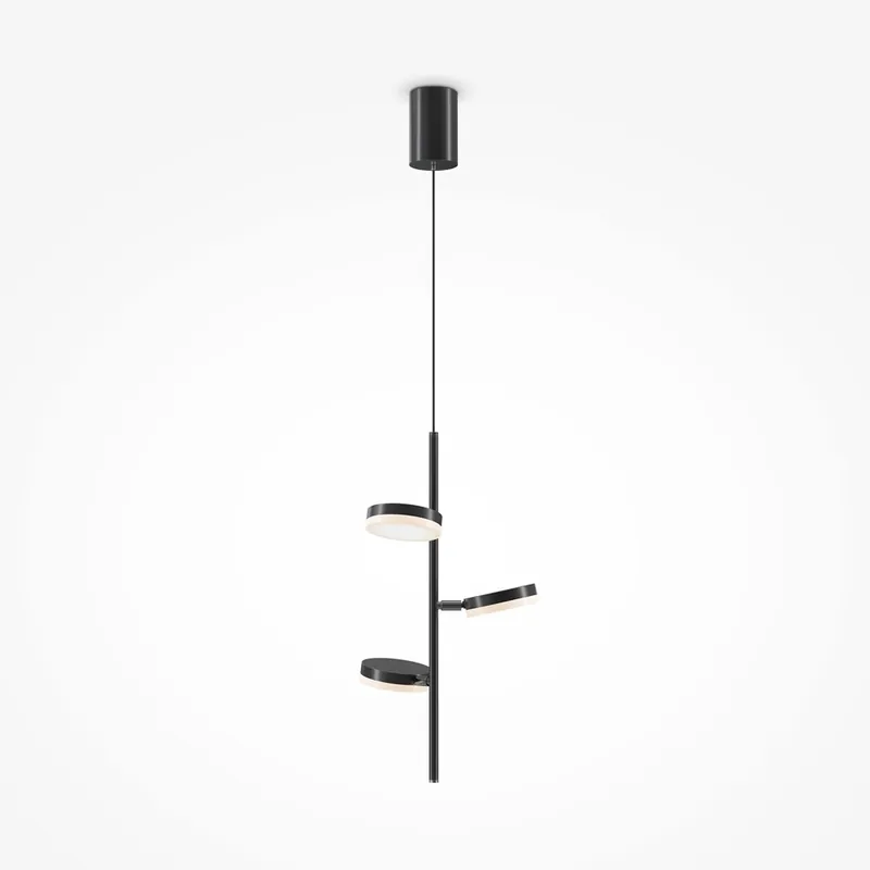 Última Oportunidad MAYTONI FAD Colgante de 3L Negro 18W