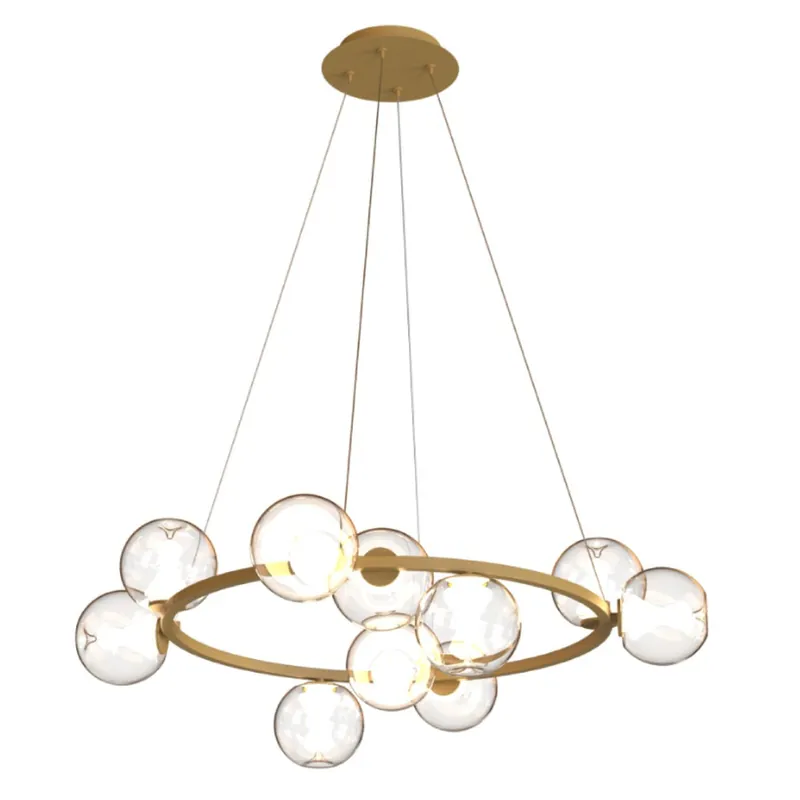 Alta Calidad MANTRA ANDROMEDA Led Colgante Cristal 10L