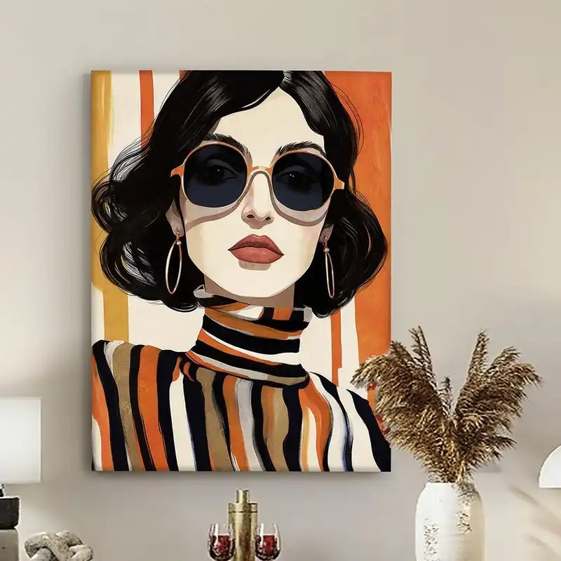 Últimas Unidades Tableau Acrylique Orange (90x120)