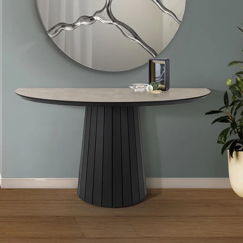 KORIA -CONSOLE- PIERRE/NOIR Oferta De Temporada