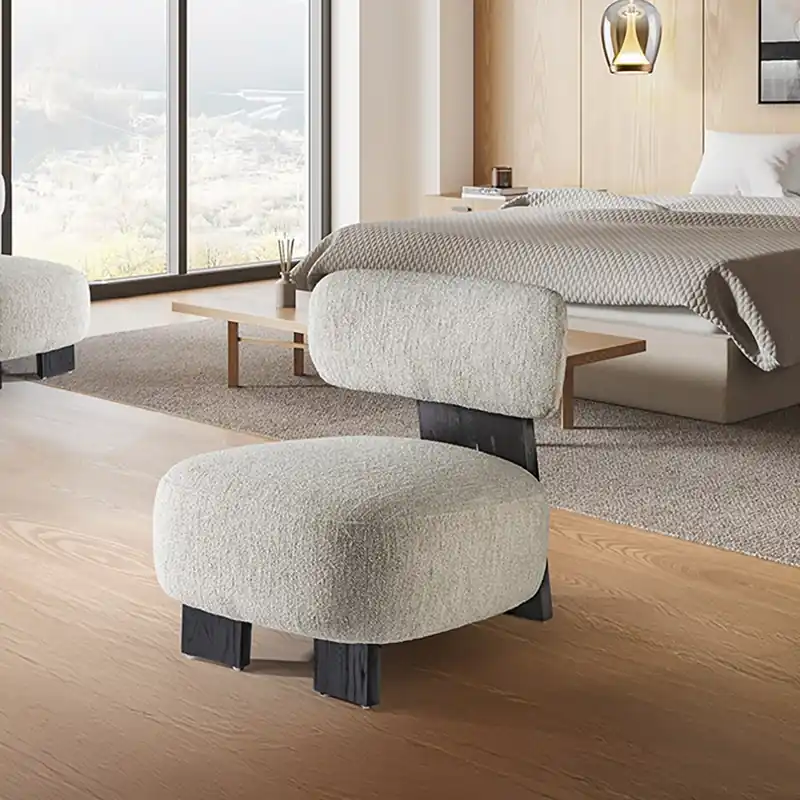TOPAZ- FAUTEUIL NOIR/ÉCRU Oferta De Temporada