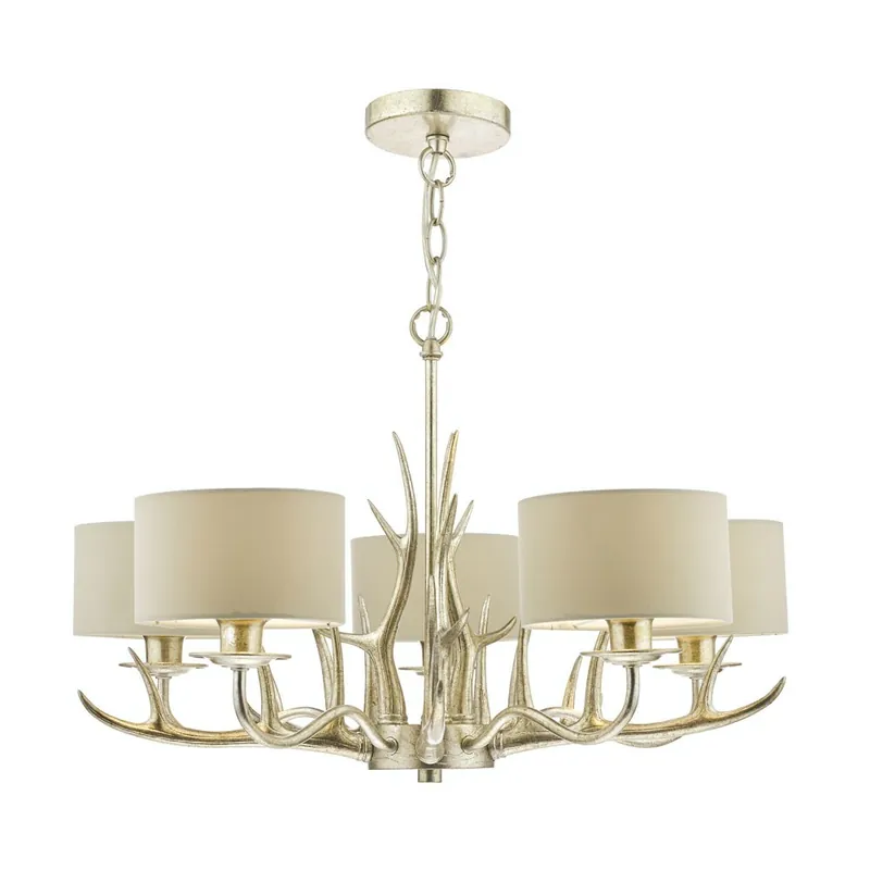 Lustre Mulroy (5 lumieres) Envío Exprés
