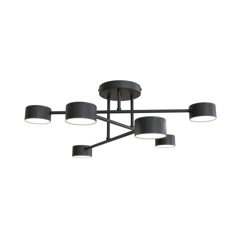 Descuento Plafónnier Tanfa Noir (6 lumieres)