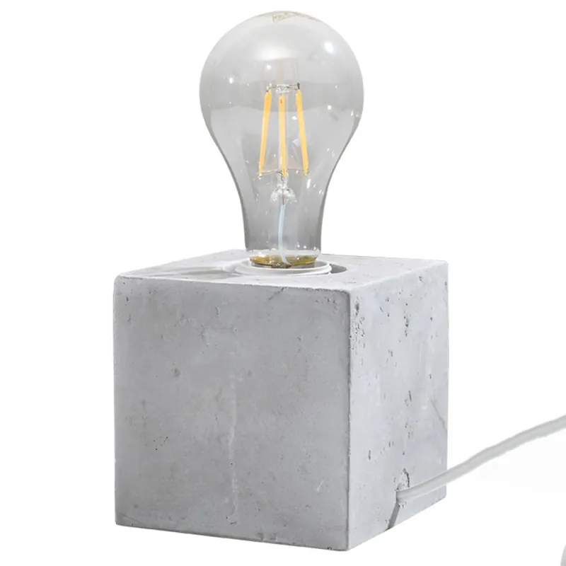 Marca Reconocida Lampe de table Sorel ciment