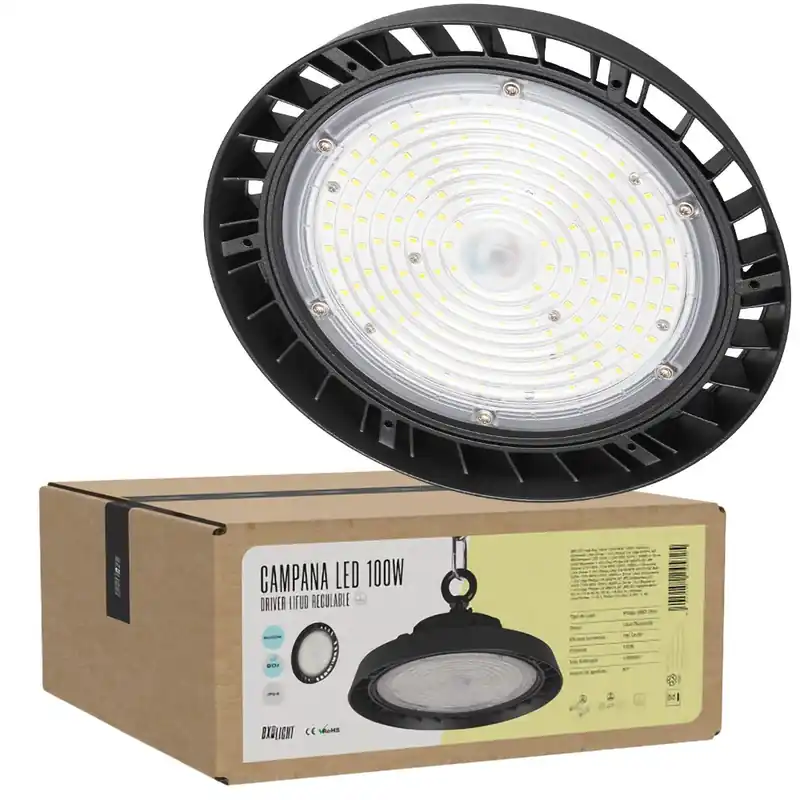 Suspension LED 100W réglable 72-120W, 18000Lm, Driver Lifud, 6000K Oferta Especial