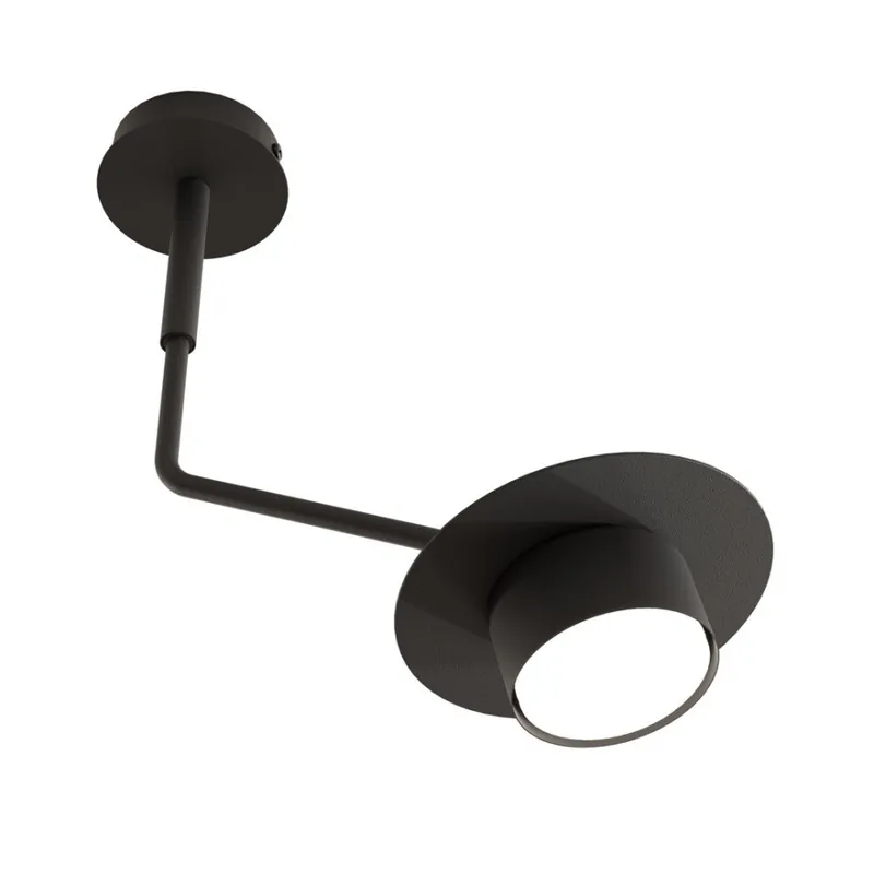 Lampe de plafond Tevra noire. Ocasión Especial