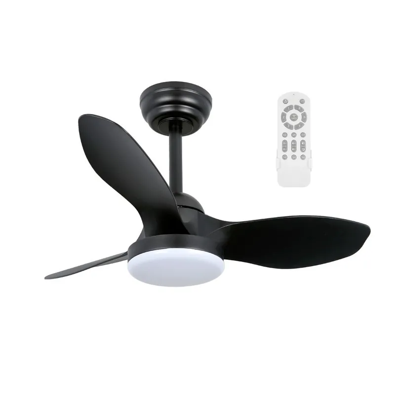 Alta Calidad Ventilador LED Cavil Mini S Negro CCT Dim (20W)