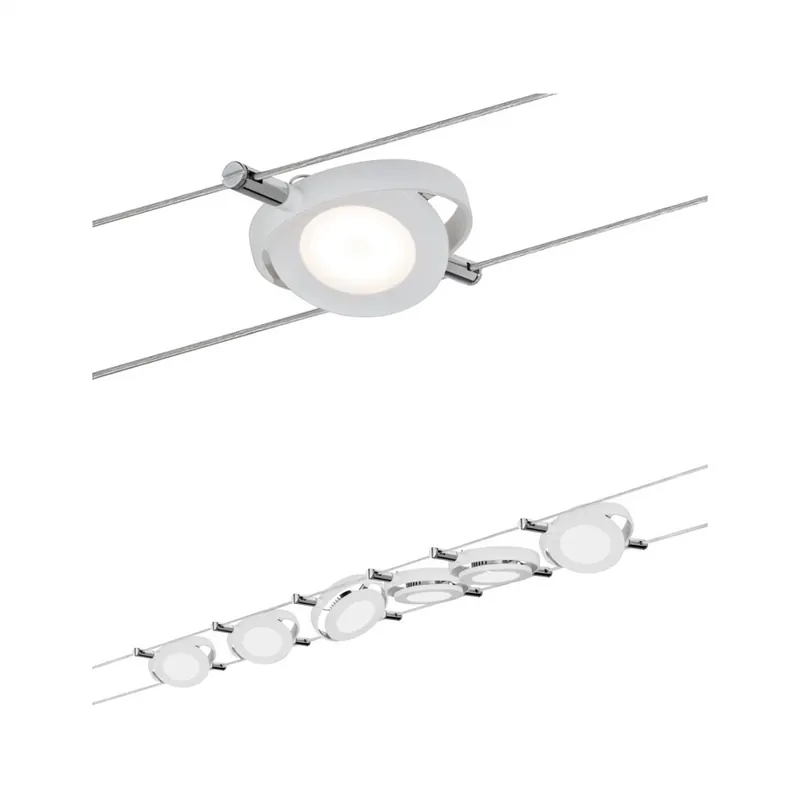 Set sistema de cables Wire 10M. LED RoundMac (6x4.3W) Última Oportunidad
