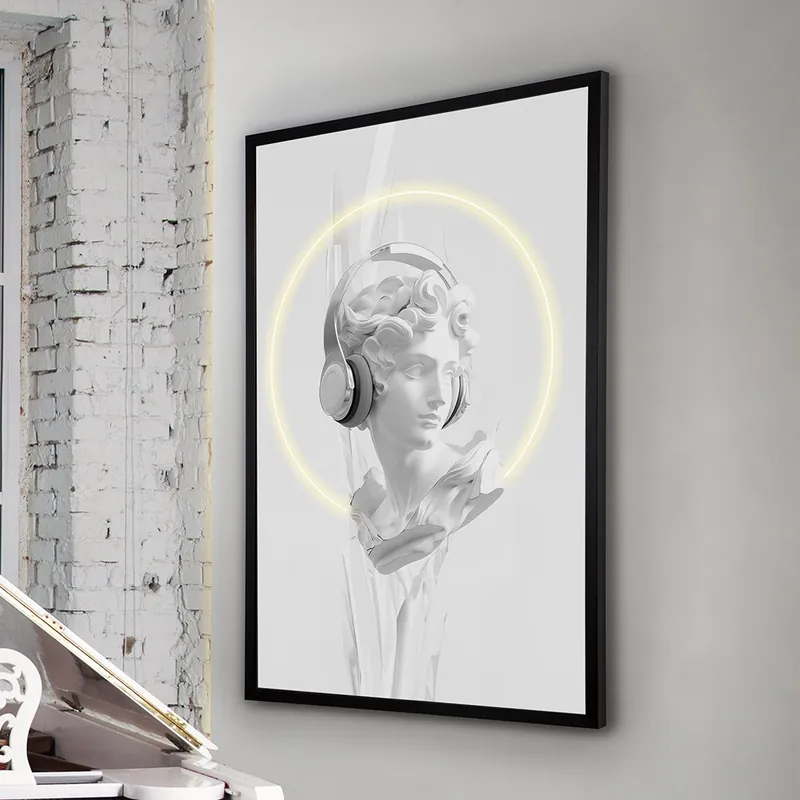 Últimas Unidades Cuadro con luz LED Busto II (80x120cm.)