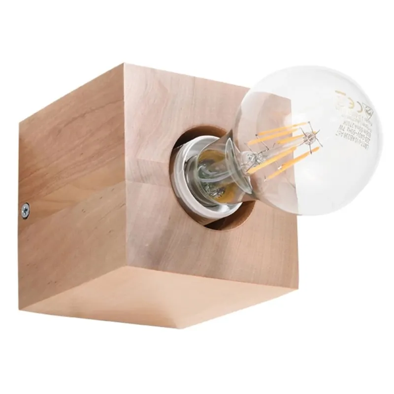 Aplique de pared Sorel madera natural Envío Exprés