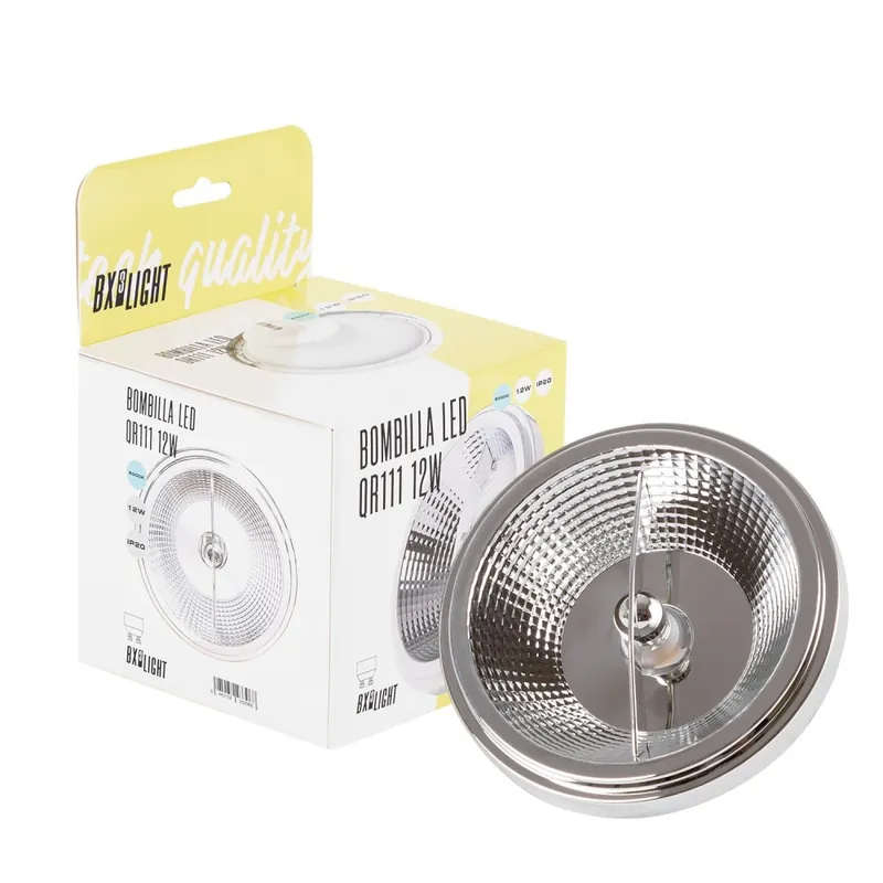 Descuento Bombilla LED QR111 12W 1200Lm 4200º GU10 40.000H