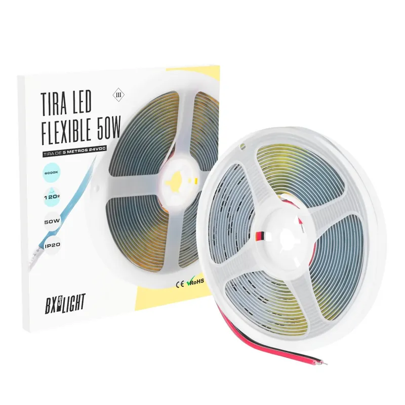 A Buen Precio Tiras de Led Flexible 50W IP20 4200 K 24 VDC 5 m