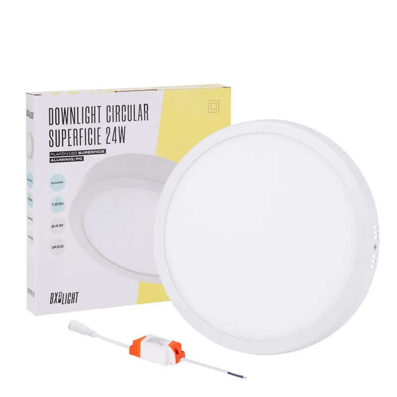 Alta Calidad Plafón LED 24W 1778Lm 3000ºK Circular 40.000H