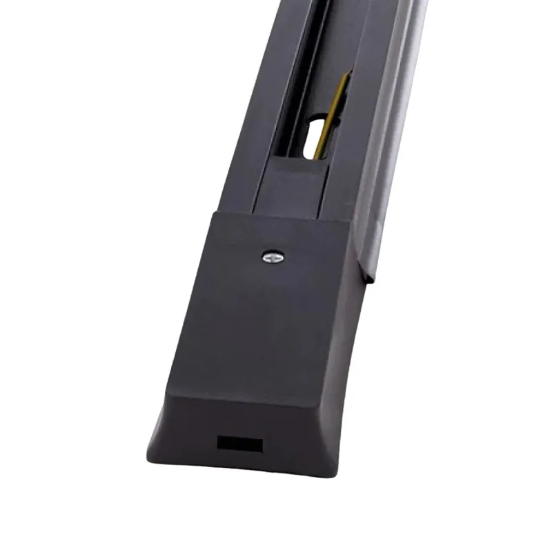 Carril Monofásico Focos LED 2M Negro Aluminio Borna CE RoHS Promoción Exclusiva