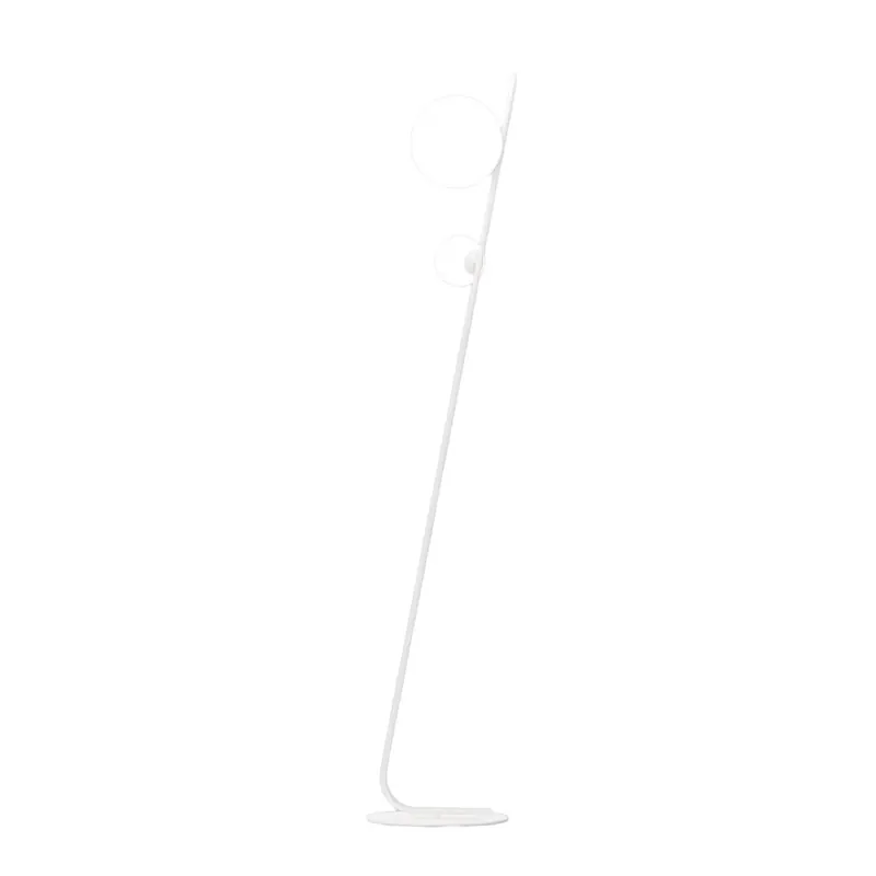 Venta Final Lámpara de pie Zayra blanco (2 luces)