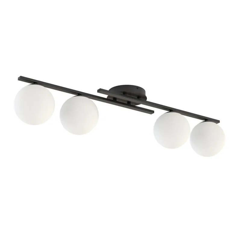Rebajas Lámpara de techo Dremo negro (4 luces)