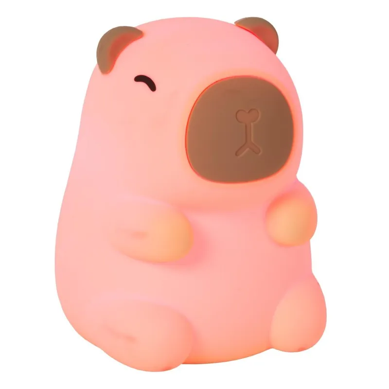Última Versión Lámpara infantil LED Pincha capybara (0.5W)