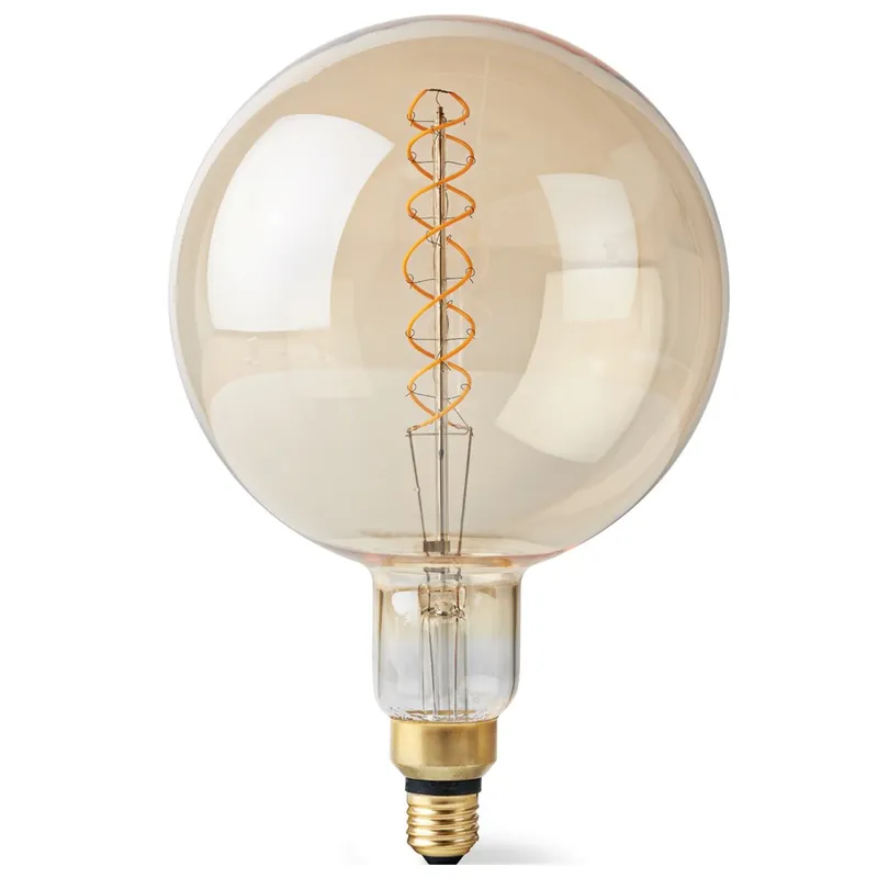 Bombilla LED E27 G200 Ámbar 2700K (12W) Última Versión