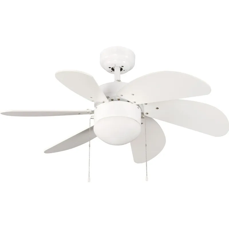 Alta Calidad Ventilador de techo con luz Basic Blanco